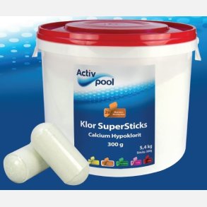Calcium Hypoklorit Supersticks 300 g /5,4 kg